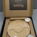 SMIRLY Charcuterie Large Bamboo Cheese Board Set for Serving - House Warming Gifts for New Home, Wedding, Bridal Shower & Birthday, for Women