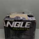 TRIANGLE Modular Motorcycle Helmets for Men Flip Up Full Face Helmet Dual Visor with Internal Sunshield DOT Approved (Large, Matte Black)