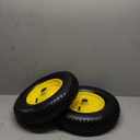 Taifa 16 Inch 2 PCS Rubber Pneumatic Replacement Tires and Wheels 4.80/4.00-8" with 3/4'' Bearing, Inflated Air Wheel for Wheelbarrow/Wagon/Hand Truck/Trolley/Garden Cart/Trailers/Dolly etc.