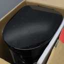 Mueller 12-Cup Drip Coffee Maker - Borosilicate Carafe, Auto-Off, Reusable Filter, Anti-Drip, Keep-Warm Function, Clear Water Level Window Coffee Machine, Kitchen Essentials & Accessories (Black)