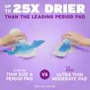 Poise Ultra Thin Incontinence & Postpartum Pads with Wings for Bladder Leaks, 4 Drop Moderate Absorbency, Regular Length, 90 Count, Packaging May Vary