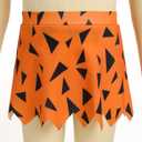 ODASDO Kids Girls Ballet Dance Outfit Halloween Costume Carnival Party Cosplay Fancy Dress Up for 3-12 Years (Orange)