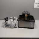 Elite Gourmet Electric Deep Fryer, 4.5 Qt Total Oil Capacity (Dual 2-Qt Split Baskets), 1700 Watts, Stainless Steel, Separates Foods for Simultaneous Cooking, Stainless Steel