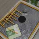 NIUM Stone Drying Mat for Kitchen Counter & Bamboo Rack - 16x12 - Diatomaceous Earth Dish drying mat Ultra Absorbent & Fast Drying - EcoFriendly with Non-Slip Pads & Anti-Moisture Design