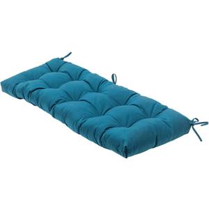 QILLOWAY Indoor/Outdoor Bench Cushion,51-Inches (Peacock Blue)
