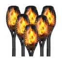 MAGGIFT Solar Torch Lights, Outdoor Waterproof Flickering Flame Patio and Garden Decor, 12-Pack