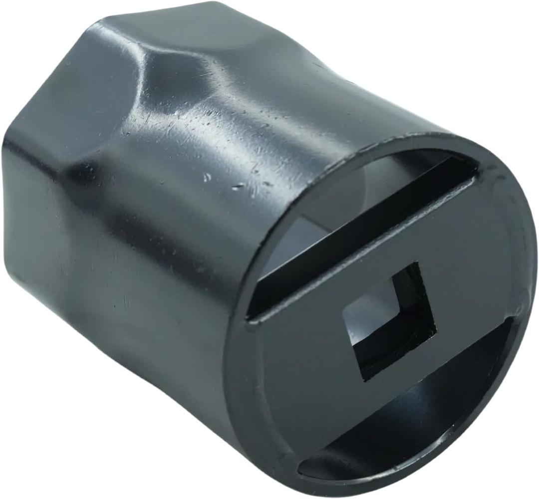2-7/8-Inch 8 Point Wheel Bearing Locknut Socket, 3/4-Inch Drive, for Axle Nut Socket, Remove and Install Wheel Bearing Nuts, Carbon Steel, Powder-Coated (2-7/8" 8PT, 3/4" Drive)