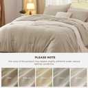 Bedsure King Comforter Set, Sand Soft Prewashed Bedding for All Seasons, 3 Pieces GentleSoft Bed Set, 1 Lightweight Comforter (104"x90") and 2 Pillowcases (20"x36")