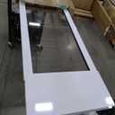 PetSafe Sliding Glass Pet Door - No-Cut DIY Install Doggy Door for Renters - Aluminum Frame - Adjustable Height 75 7/8" to 80 11/16" - Ideal for Large Dogs Up to 100 lb - White