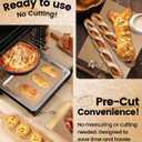 200 PCS Unbleached Parchment Paper Sheets for Baking 12x16 Inches, Non-Stick and Non-Toxic Pre-cut Parchment Sheets for Oven, Cooking, Grilling, Air Fryer and Steaming - Fit for Half Sheet Pans