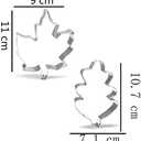 2 x Large Fall Thanksgiving Cookie Cutter Set - 7 Piece - Stainless Steel
