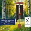Wind Chimes for Outside, Memorial Wind Chimes with 6 Long Metal Tubes, Sympathy Wind Chime with Sound, Perfect for Garden, Patio and Yard