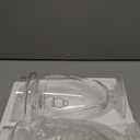 Elements Clear Glass Apothecary Jars with Lids, Set of 3 - Decorative Storage Jars for Home, Kitchen, Bathroom - 10, 9.5, 8.5 Inch Handcrafted Display Jar Set