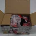 Geedel Rotary Cheese Grater, Kitchen Mandoline Vegetable Slicer with 3 Interchangeable Blades, Easy to Clean Grater for Fruit, Vegetables, Nuts (Red)