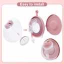 Two Complete Sets Compatible with Medela Breast Pump Replacement Parts (24mm Two Complete Sets with 17/19/21mm Flanges)