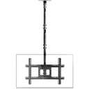 N2L Black Titl Swivel Ceiling TV Mount Screen Size:32-80in
