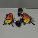 Solar Lights Outdoor Waterproof 2 Packs Butterfly Garden Decor Stakes,32.28in Garden Butterfly with Solar Lights,Birthday Gifts for Women Mom,Metal Decorative Lights for Yard Art Patio Porch Lawn
