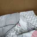 7 Pieces Comforter Sheet Set Queen Size Bed in a Bag Microfiber All Season Soft Colorful Dots Bedding Set (1 Comforter, 2 Pillow Shams, 1 Flat Sheet, 1 Fitted Sheet, 2 Pillowcases) Queen