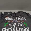 Most Likely to Nap On Christmas Christmas Matching Family T-Shirt, 3XL