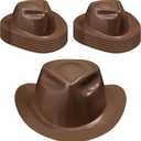 Xtinmee Cowboy Hats Bulk Kids Plastic Cowboy Hats Party Bulk Western Costume Accessories Party Supplies
