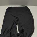 Sunzel No Front Seam Mini Flare Leggings for Women, Invisible Butt Scrunch Flared Yoga Pants with Tummy Control 30" Black Large