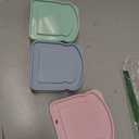 Sandwich Containers, 3Pcs Reusable Sliced Toast Boxs, Bread Holder Bread Container for Lunch, Toast Keeper for Adults, Microwave & Dishwasher Safe(Blue, Pink, Green)