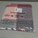 Womens Scarf Winter Blanket Large Scarves Thick Soft Warm Plaid Chunky Scarfs (B-mix Red)