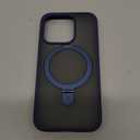 TORRAS Ultra-Magnetic Ostand for iPhone 15 Pro Case, [Compatible with MagSafe] [Flexible Stable Stand] Military-Grade Protection Translucent Slim Anti-Scratch Ring Kickstand, Navy Blue 6.1"