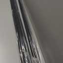 Ivilon Window Curtain Rod End Cap - 1 inch Pole. 120 to 240 Inch. Black