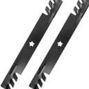 IDEASURE 138971 Gator Mulching Blades for 42" Deck, 532138971 Mower Blades Compatible with Craftsman Husqvarna Poulan Lawn Tractor, Replaces 134149, 127843, 138498, 422719, 2 Pack