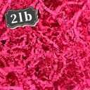 ZEBMOON 2 LB Hot Pink Crinkle Cut Paper Shred Filler Great for Gift Wrapping, Basket Filling, Birthday, Wedding, Valentine's Day, Christmas Day, New Year Party Decorations Filling Supplies