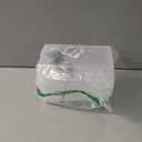 BiuLeon 4 Pack Extra Large Pencil Box, Plastic Pencil Case Organizer, Clear Crayon Box Marker Organizer, Stackable Craft Organizers and Storage for Pen, Craft, Art Supply(Grey)