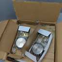 WILPREP Chafing Dishes for Buffet, 2 Pack 5 qt Round Chafing Dish Set with Glass Lids Holders Foldable Frames, Food Grade Stainless Steel Food Warmers for Parties Buffets Banquets, Gold & Silver