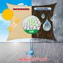 Shade Fabric Sun Shade Cloth,Privacy Screen for Patio Garden Pergola Cover Canopy 12x16 FT,Outdoor Shade Cloth for Deck, Backyard, Patio