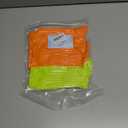 Women's Neon Scrunch Crew Socks 80s 90s Retro 3-Pack Cotton Stacked Boot Calf Cozy Ribbed Slouchy Socks Size 5-10 (1-white/Neon Green/Neon Orange)