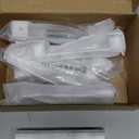 10-Pack White Marble Cabinet Pulls - 3.75 inch, Zinc Alloy, Kitchen & Dresser Handles (3.75"/96MM Hole Center)