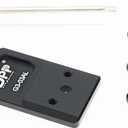 DPP Titanium Rear Sight Dovetail Mount Compatible with Taurus G2/G3,TX22 Holosun 407K/507K, Romeo Zero,Shield RMSc