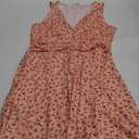 Women's Spring Sundresses Sexy V Neck Sleeveless Floral Summer Dresses for Women 2025 with Pockets Flowy Mini Dress (Medium)