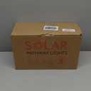 Bright Solar Pathway Lights Outdoor, 8 Pack Solar Powered Garden Lights Waterproof IP65, Auto On/Off Outdoor Light for Lawn Patio Walkway Driveway Decor Landscape Lighting (Warm White)