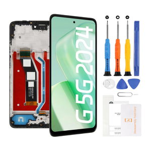 ZTOOYO for Motorola G 5G [2024 Version] Screen Replacement for Moto G 5G 2024 Screen Replacement Kit with Frame XT2417 XT24171 XT2417D LCD Display digitizer Touch Screen Assembly 6.6 inch