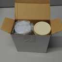 VITEVER [6 Pack] Salad Dressing Container To Go, 1.7 oz Glass Small Condiment Container with Lids, Dipping Sauce Cups Set, Leakproof Reusable Sauce Containers for Lunch Box Work Trip