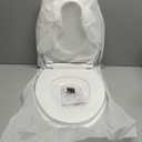 Aquatiz Elongated Toilet Seat with Built-in Toddler Seat, Soft Close Kids Toilet Seat Attachment, Ideal for Potty Training 