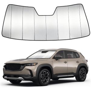 Windshield Sun Shade Custom Fit for Mazda CX50 CX-50 2023-2026, Accordion Folding Thick Window Sunshade Block Heat 99% UV Rays Sun Visor Keep Cooler Car Accessories