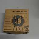 Toptakeit Elevated Inflatable Dog Cone Collar to Stop Licking, Dog Donut Collar After Surgery, Soft Pet Cone Alternative for Small Medium Large Dogs (S(Neck 7"-9.5"), Green)