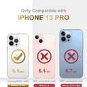 2 x Hitaoyou iPhone 13 pro Case, iPhone 13 pro Case with Camera Cover & Kickstand Military Grade Shockproof Heavy Duty Protective with Magnetic Car Mount Holder Cases for iPhone 13 pro (S012-red)