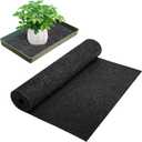 Automatic Plant Watering Mat 3mm Thick Self Watering Capillary Mat 9.2Ft x 25In Felt Plant Water Wicking Mat for Greenhouse Hydroponics Indoor Potted Plants Seed Sprouting Hydroponics Potted Plants