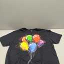 @rtY Balloons Painting Art Colorful Motif Artwork T-Shirt, L