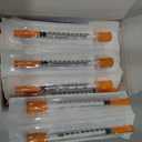 Eelaienya U-100 Syringe 1ml/cc 31G 5/16" (8mm) Needles, Individually Wrapped, 50 Pack