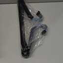 Zober Pants Hangers Non Slip - 20 Pack Open Ended Pants and Jean Hangers for Closet - Space Saving Clothes Hanger - Strong, Durable, Metal Pant Hangers (Black) (Chrome)