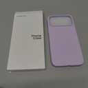 ORNARTO Compatible with iPhone 17 Pro Max Case 6.9", Slim Liquid Silicone 3 Layers Soft Gel Rubber Shockproof Protective Cover with Anti-Scratch Microfiber Lining-Pastel Lilac